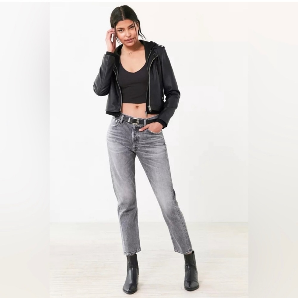 Agolde Jamie Hi Rise Classic East Village Button Fly-like new! Size 27
